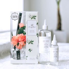 [It's My Flower] Birth of September Dahlia diffuser set (Peach), Air Freshener _ Made in KOREA